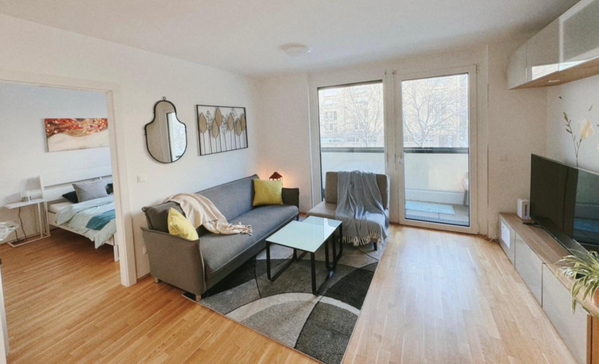 U1 Alte Donau Old Danube City Apartment 2 Wien Eksteriør bilde